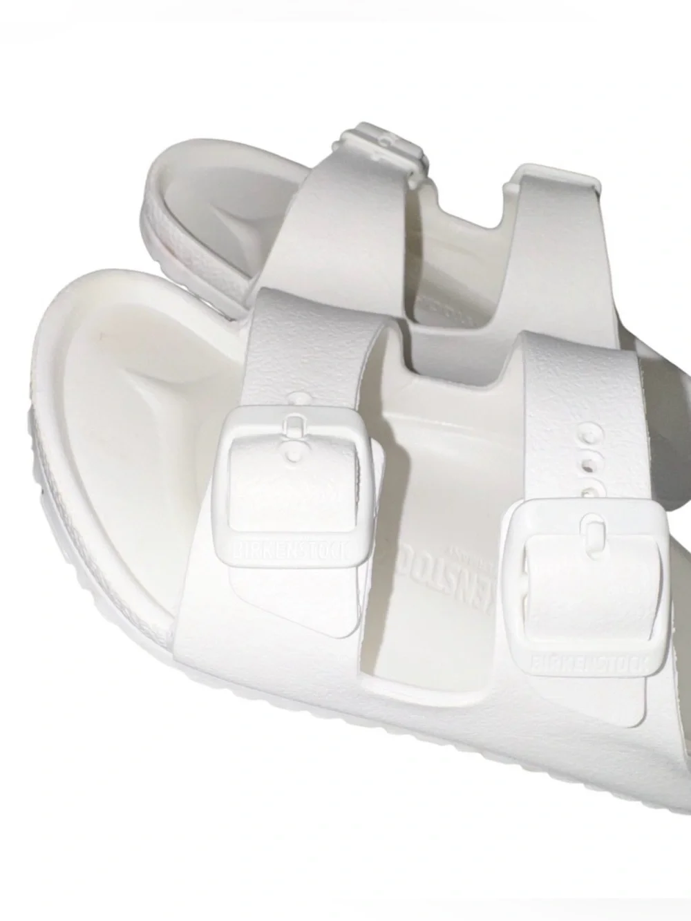 BIRKENSTOCK WHITE EVA Rubber sandals unisex youth girl’s boys size 1